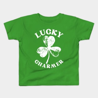 LUCKY CHARMER Funny St. Patrick's Day Kids T-Shirt